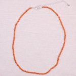 Carnelian Single or Double Strand Bead Necklace - Image 3