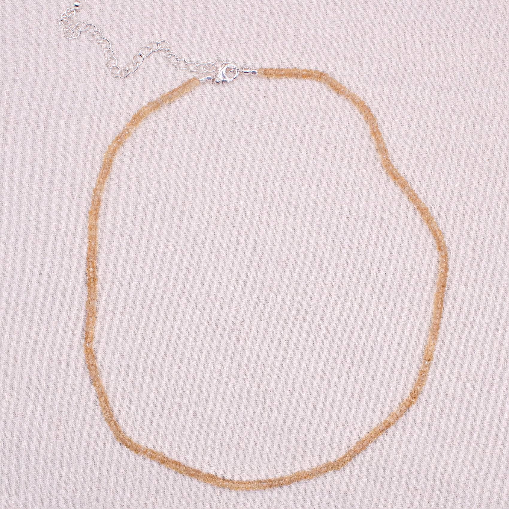 TR-SD240-CIT-1 Citrine Single or Double Strand Bead Necklace - Image 3