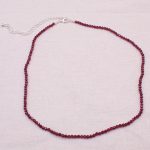 Garnet Single or Double Strand Bead Necklace - Image 3