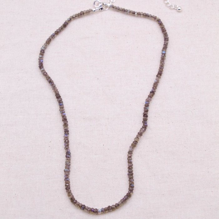 Labradorite Single or Double Strand Bead Necklace - Image 3