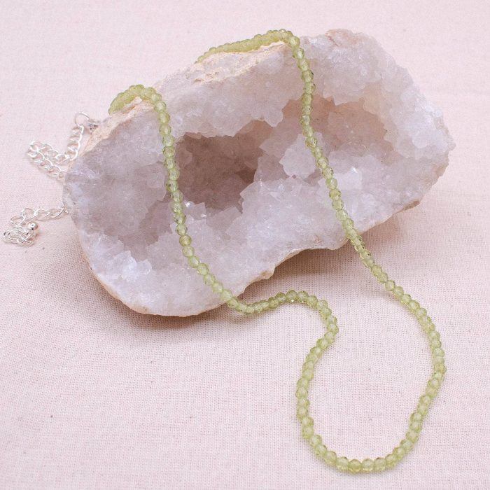 Peridot Single or Double Strand Bead Necklace - Image 2