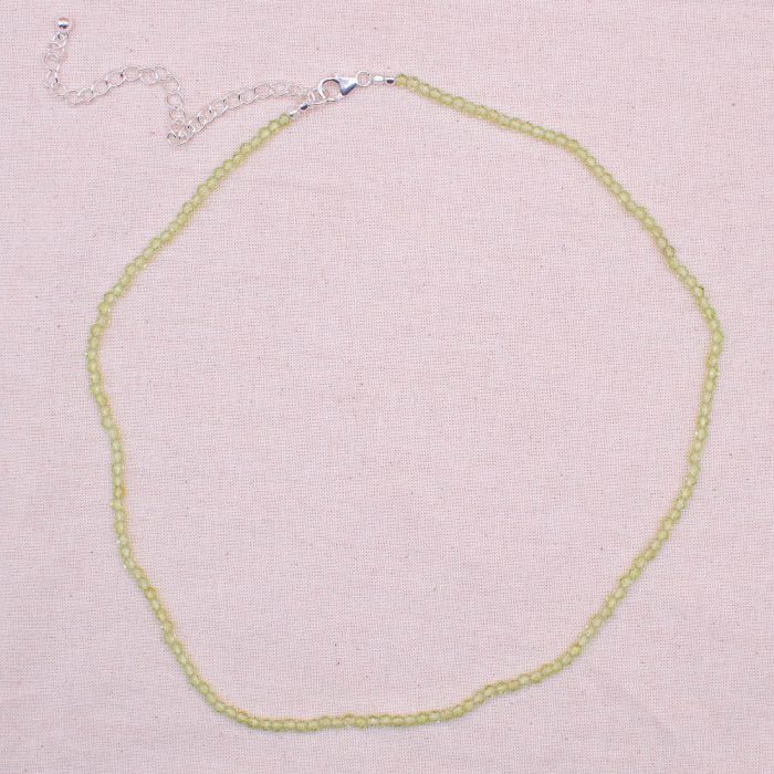 Peridot Single or Double Strand Bead Necklace - Image 3