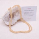 Citrine Single or Double Strand Bead Necklace - Image 5