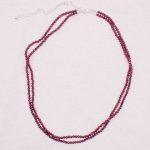 Garnet Single or Double Strand Bead Necklace - Image 6
