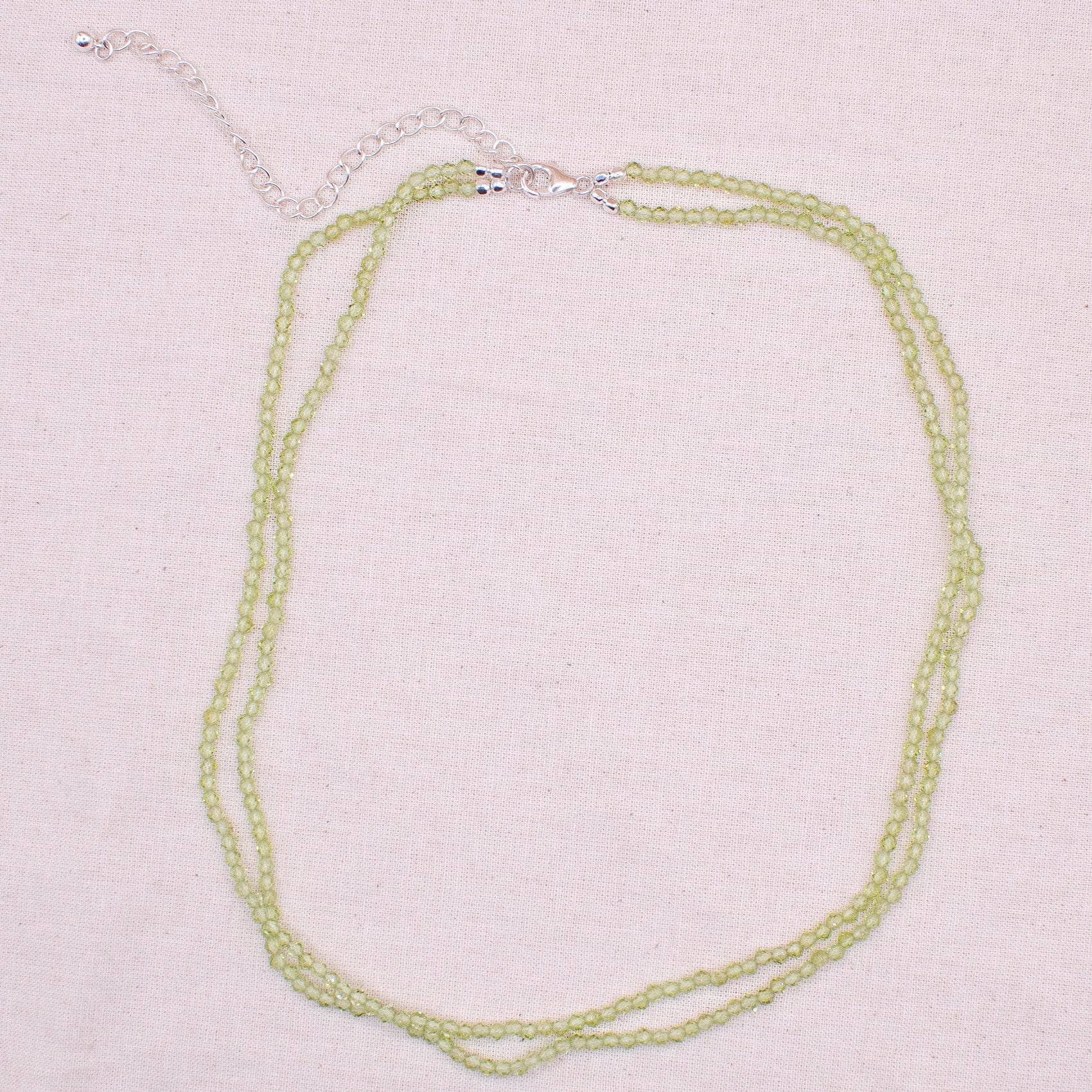 TR-SD241-PER-1 Peridot Single or Double Strand Bead Necklace - Image 6