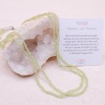 Peridot Single or Double Strand Bead Necklace - Image 5