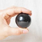 Black Obsidian Sphere with Tripod - Image 3