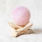 Rose Quartz Sphere with Tripod - Image 5