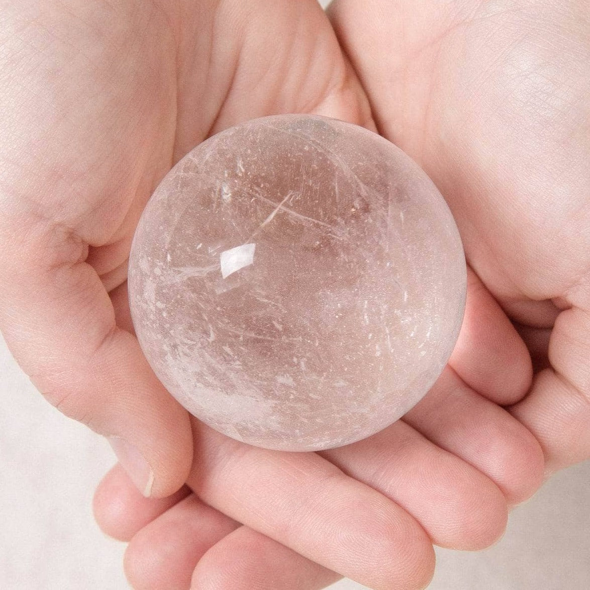TR-SM12-2.5 Clear Quartz Sphere with Tripod - AAA Premium Quality - Image 7