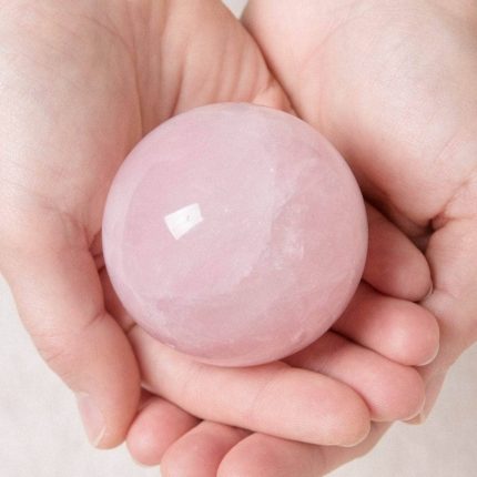 Rose Quartz Sphere with Tripod