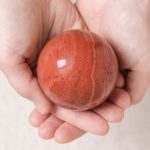 Red Jasper Sphere with Tripod - Image 2