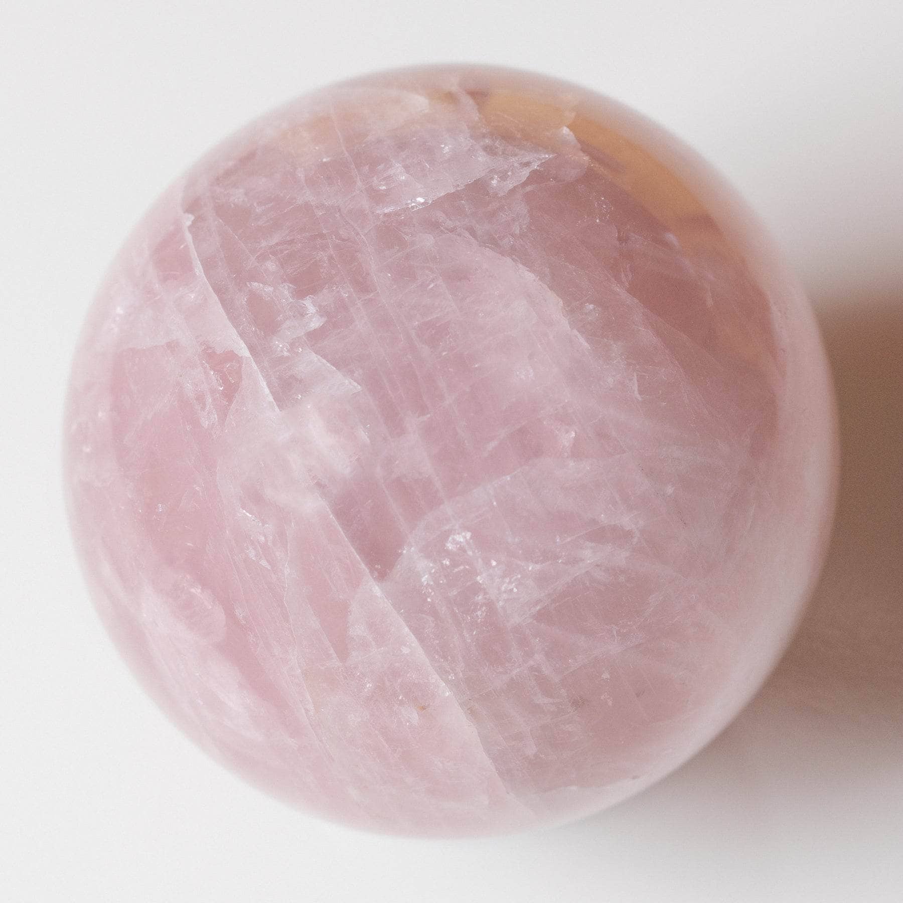 TR-SPHERE-RQZ-MI-2 Rose Quartz Sphere - Large - AAA Premium Quality - 1 of a Kind - Image 7