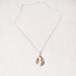 Rare Septarian Rhyolite Teardrop Pendant Necklace - Image 3