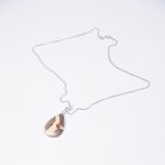 Rare Septarian Rhyolite Teardrop Pendant Necklace - Image 4