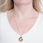 Rare Septarian Rhyolite Teardrop Pendant Necklace - Image 5