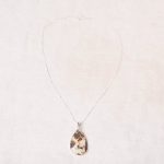 Rare Septarian Rhyolite Teardrop Pendant Necklace - Image 11