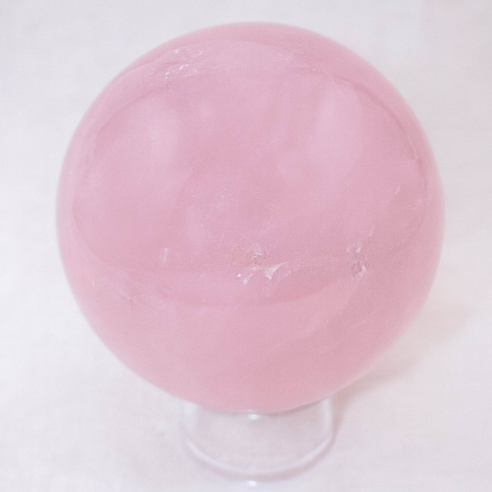 TR-Sphere-RQ2-MI-4-1 Rose Quartz Sphere - Large - AAA Premium Quality - 1 of a Kind - Image 14