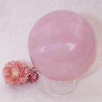 Rose Quartz Sphere - Large - AAA Premium Quality - 1 of a Kind - Image 12
