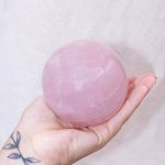 Rose Quartz Sphere - Large - AAA Premium Quality - 1 of a Kind - Image 13