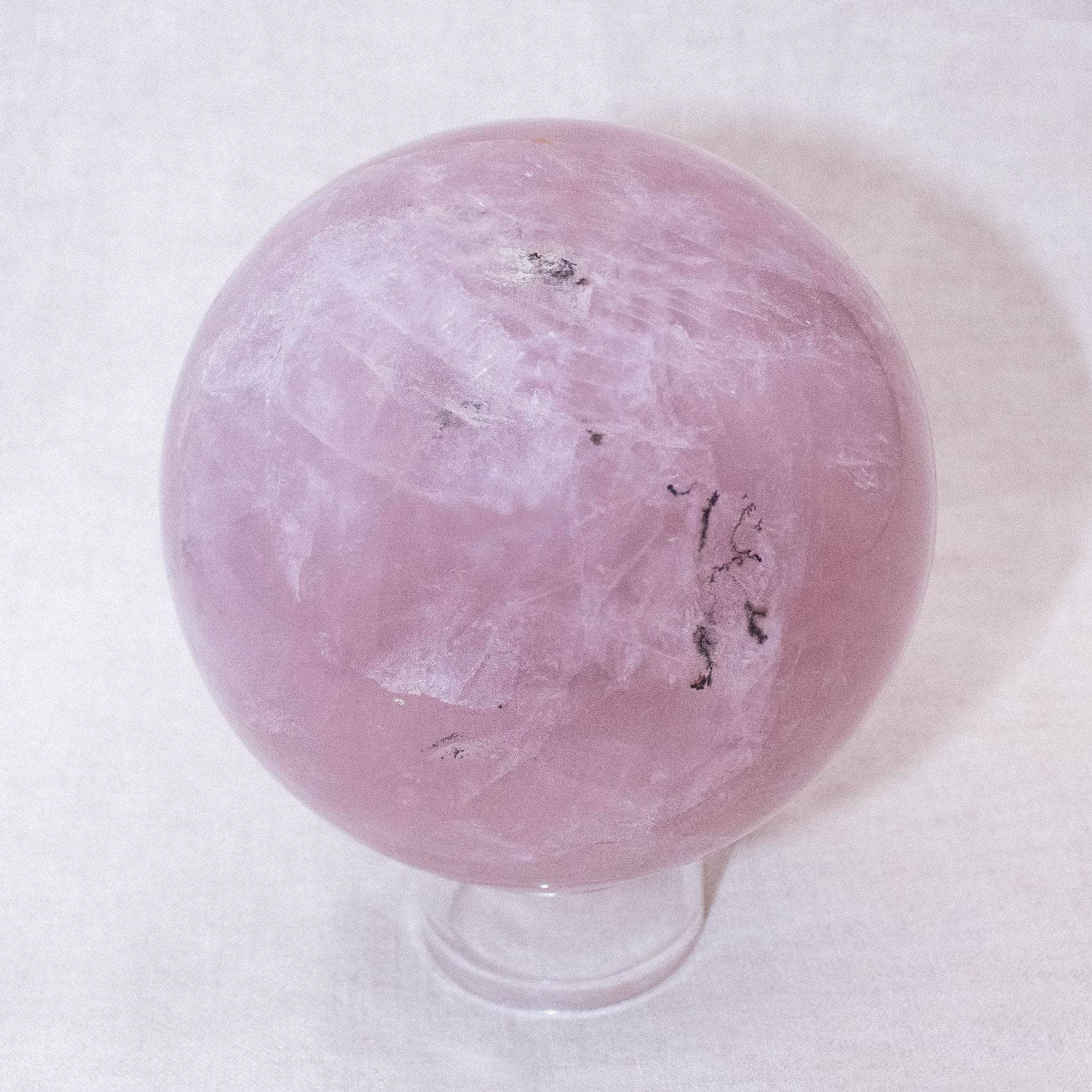 TR-Sphere-RQ2-MI-5 Rose Quartz Sphere - Large - AAA Premium Quality - 1 of a Kind - Image 17