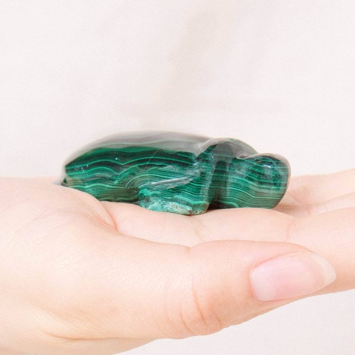 Genuine Malachite Turtles- Hand Carved - 1 of a Kind - Image 16