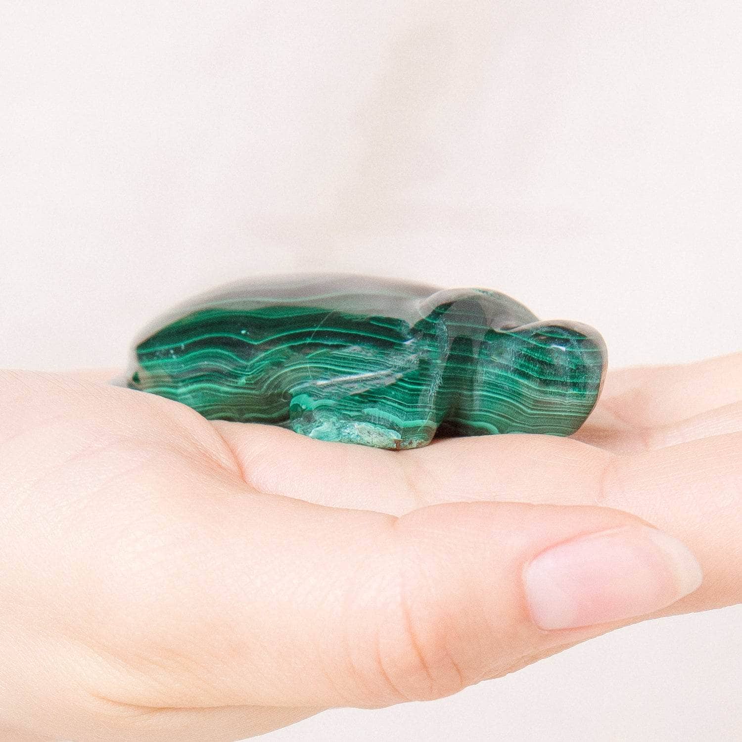 TR-TURLE-mal-QE-4.00 Genuine Malachite Turtles- Hand Carved - 1 of a Kind - Image 16