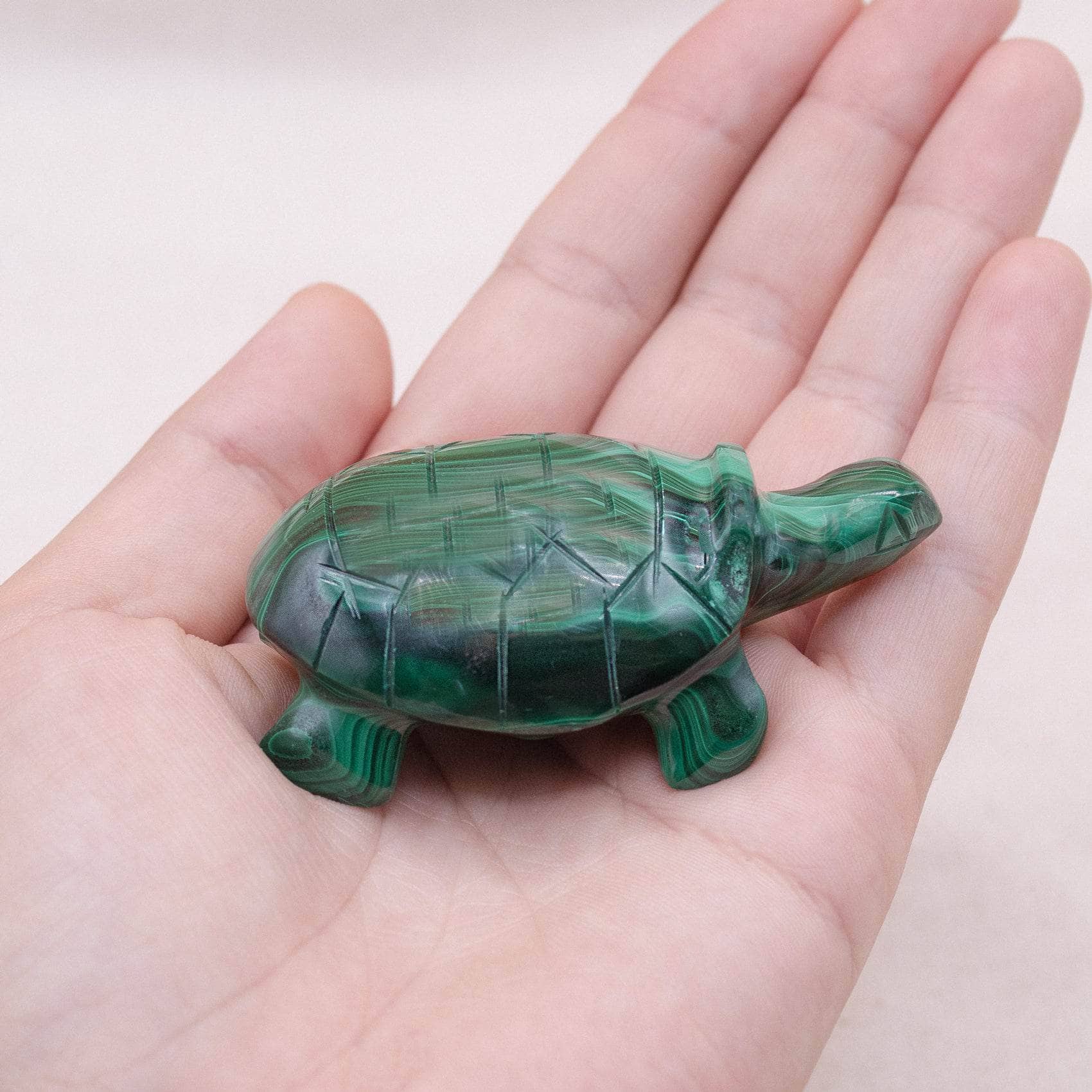 TR-TURT-MAL-QE-14-2 Genuine Malachite Turtles- Hand Carved - 1 of a Kind - Image 51