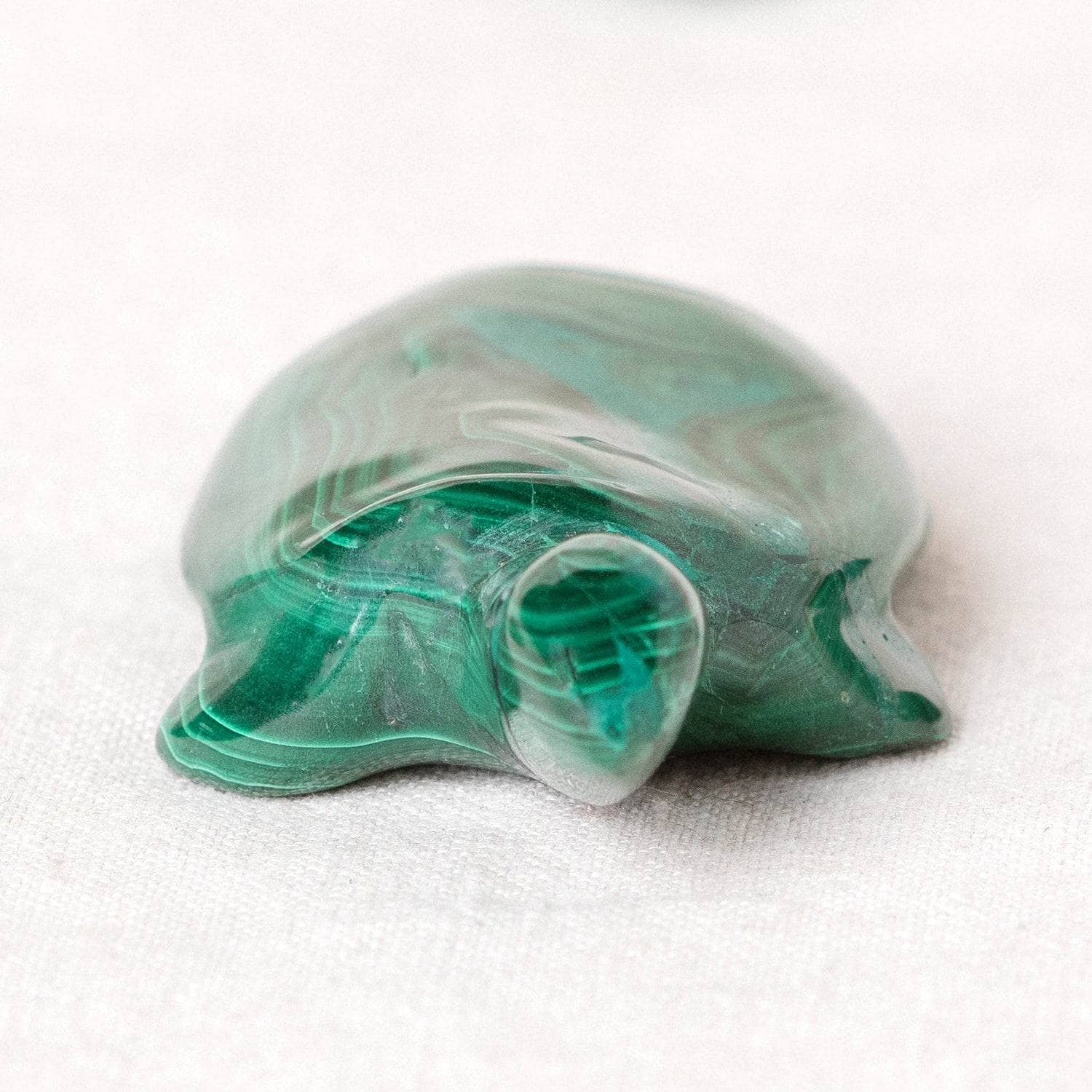 TR-turt-mal-QE-1-4 Genuine Malachite Turtles- Hand Carved - 1 of a Kind - Image 5