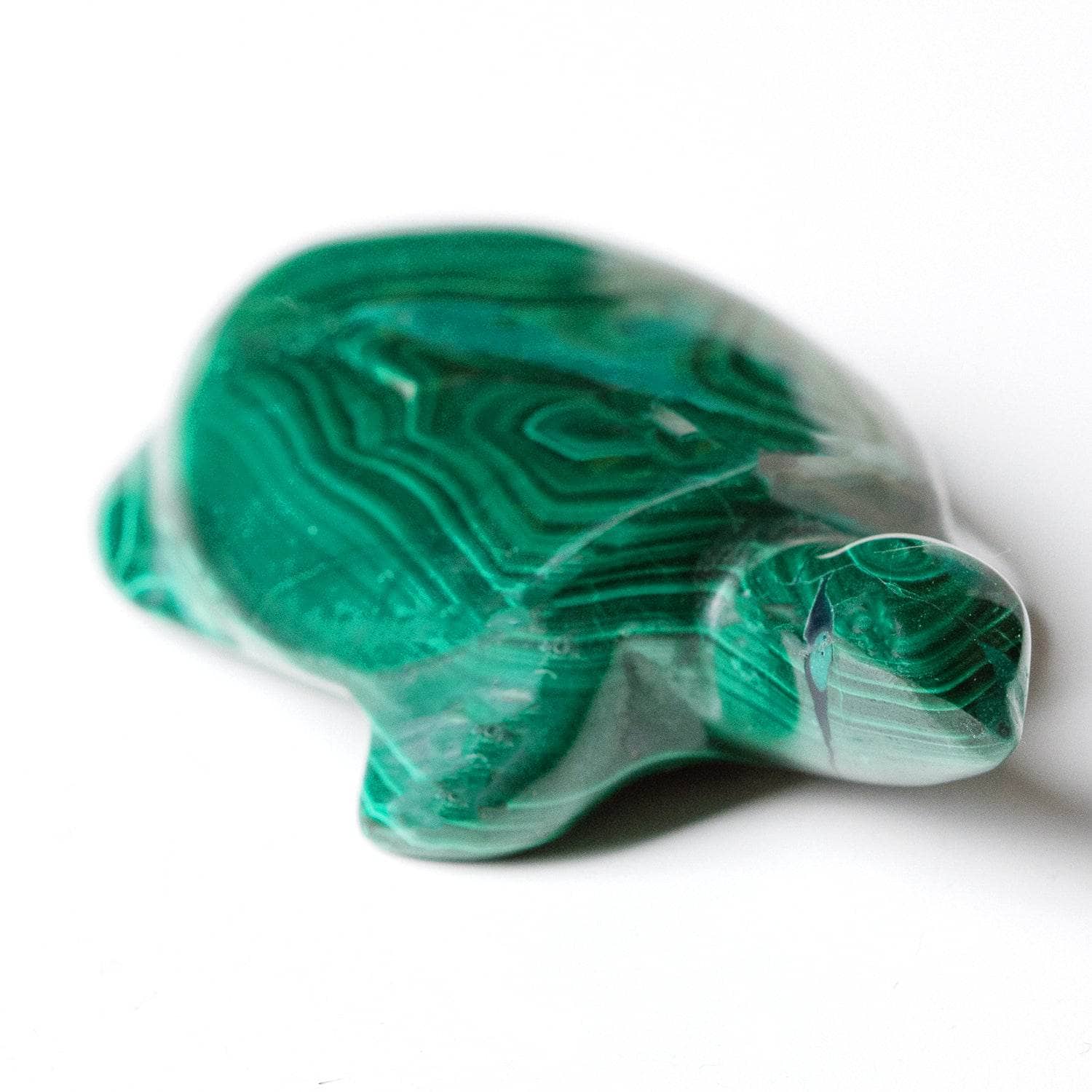 TR-turt-mal-QE-1 Genuine Malachite Turtles- Hand Carved - 1 of a Kind - Image 4