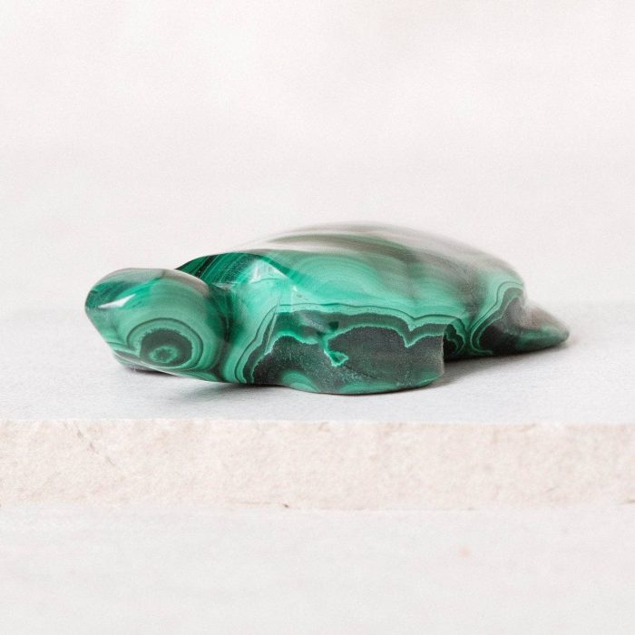 Genuine Malachite Turtles- Hand Carved - 1 of a Kind - Image 8