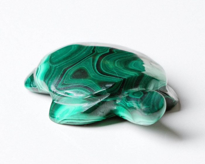 Genuine Malachite Turtles- Hand Carved - 1 of a Kind - Image 6