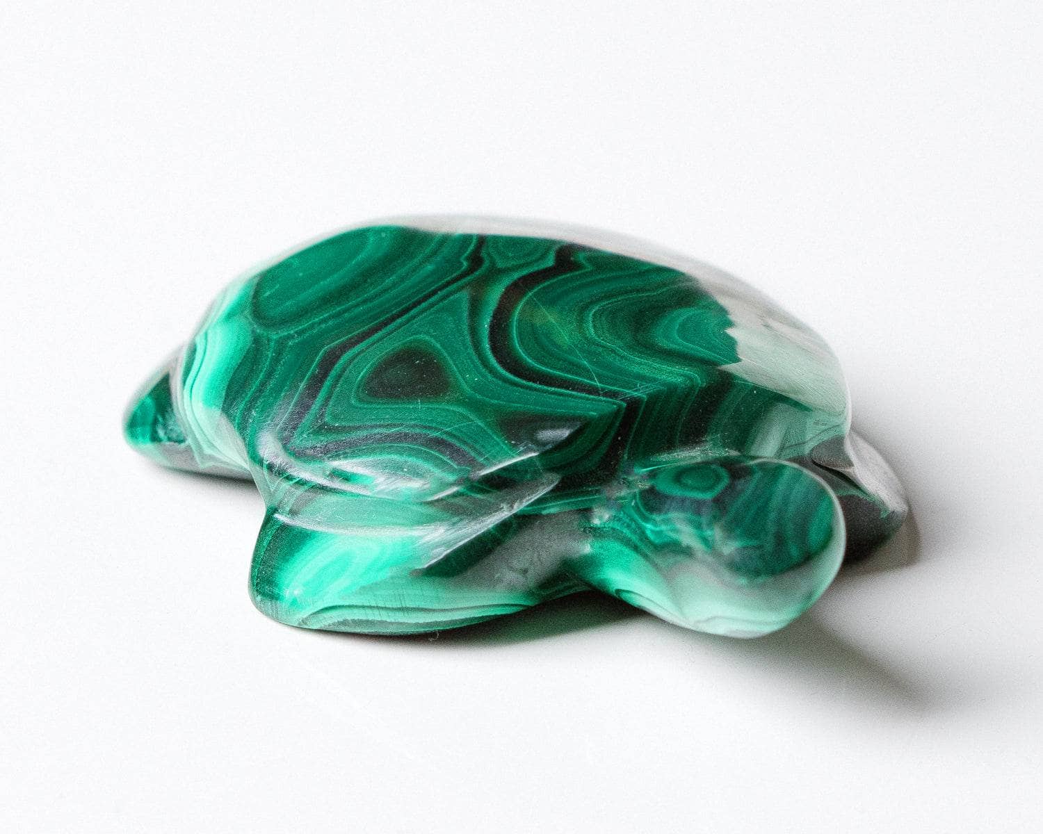 TR-turt-mal-QE-2 Genuine Malachite Turtles- Hand Carved - 1 of a Kind - Image 6