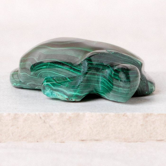 Genuine Malachite Turtles- Hand Carved - 1 of a Kind - Image 17
