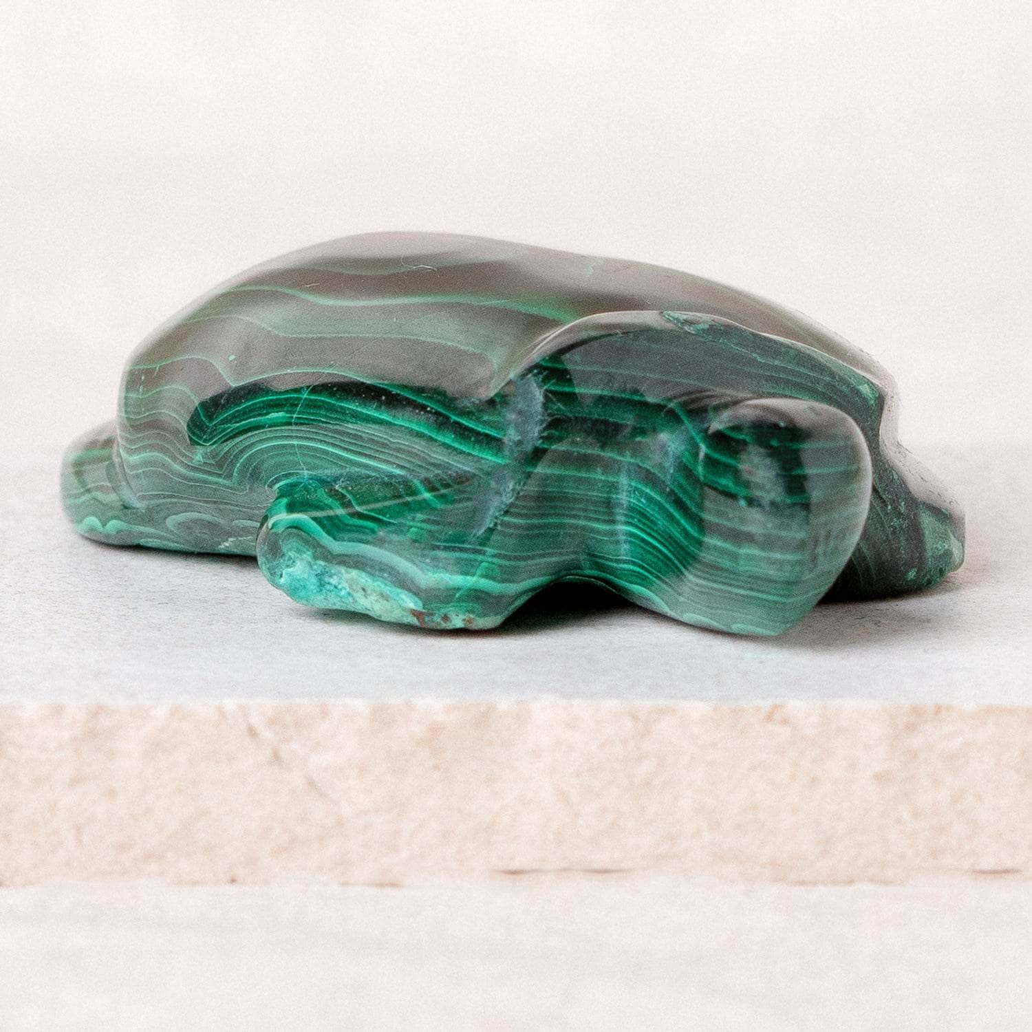 TR-turt-mal-QE-4-7 Genuine Malachite Turtles- Hand Carved - 1 of a Kind - Image 17