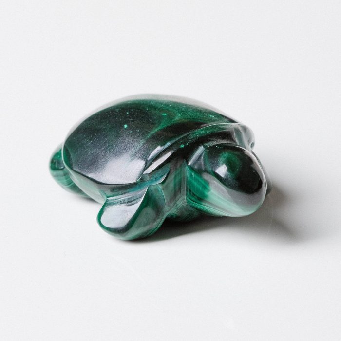 Genuine Malachite Turtles- Hand Carved - 1 of a Kind - Image 24