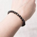 Natural Rainbow Eye Obsidian Energy Bracelet - 6mm - Image 2
