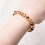 Genuine Amber Energy Bracelet - 8mm - Image 2