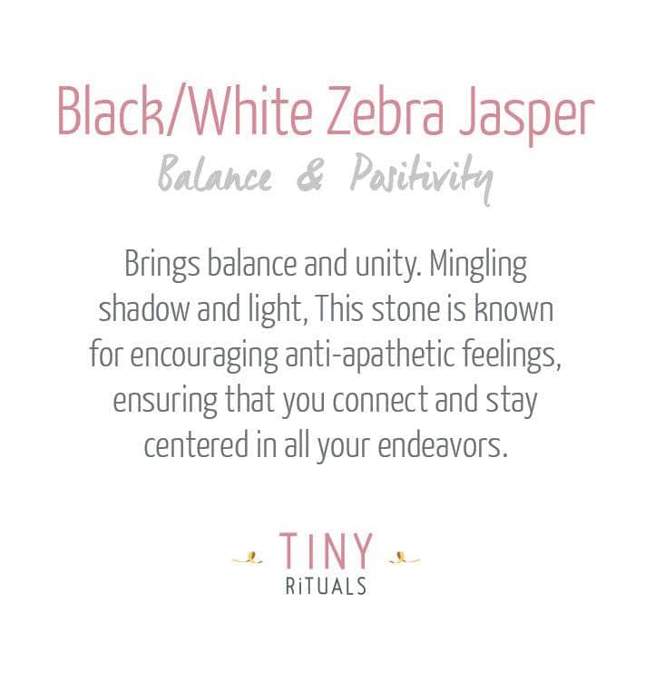 TR_BlackWhiteZebraJasper_1 Black/White Zebra Jasper Energy Bracelet - Image 4