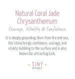 Natural Coral Jade Chrysanthemum Energy Bracelet - Image 7