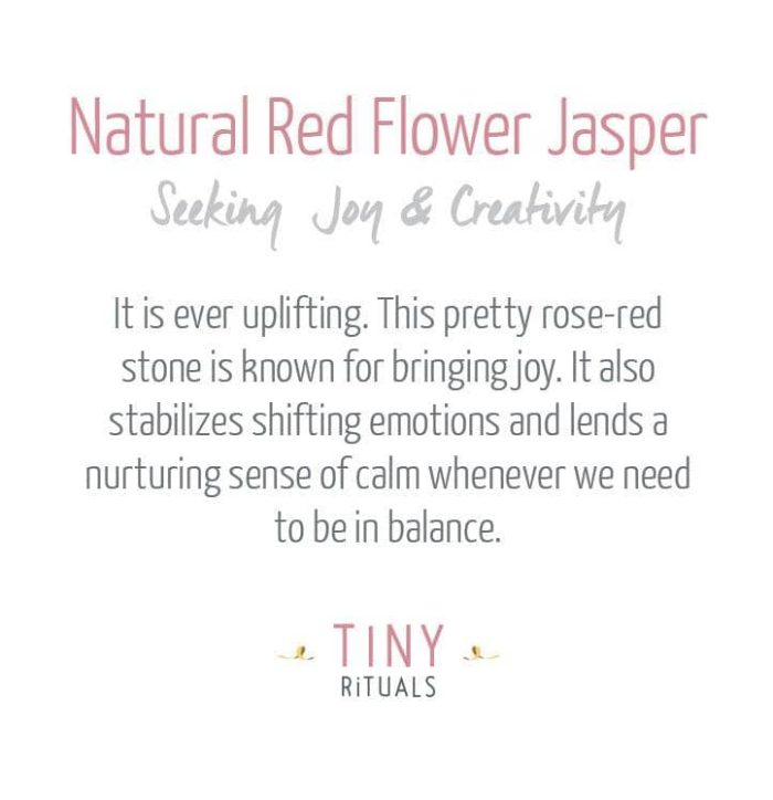 Natural Red Flower Jasper Energy Bracelet - Image 7