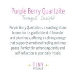 Purple Berry Quartzite Energy Bracelet - Image 4