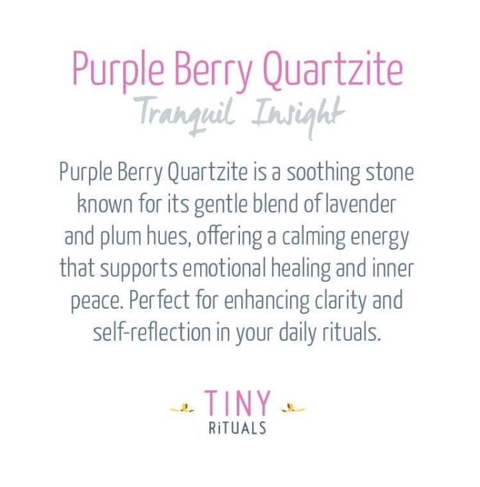 Purple Berry Quartzite Energy Bracelet - Image 4