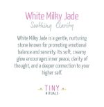 White Milky Jade Energy Bracelet - 6mm - Image 4