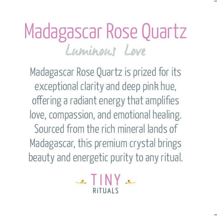 Madagascar Rose Quartz Energy Bracelet - 6mm - Image 4