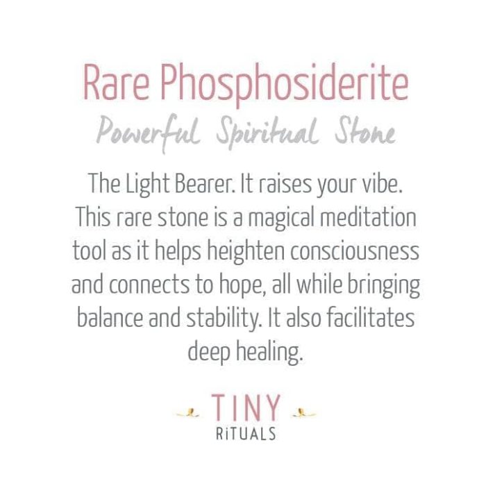 Rare Phosphosiderite Energy Bracelet - 6mm - Image 4
