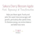 Sakura Cherry Blossom Agate Energy Bracelet - Image 7