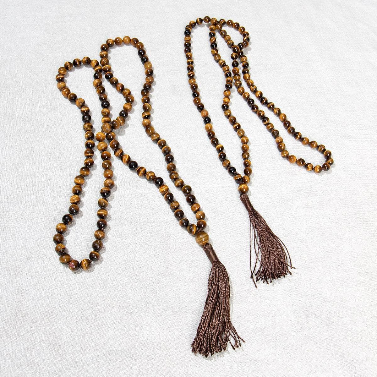TigerEyeMalaFull Tiger Eye Mala - High-Energy Gemstones - Image 3