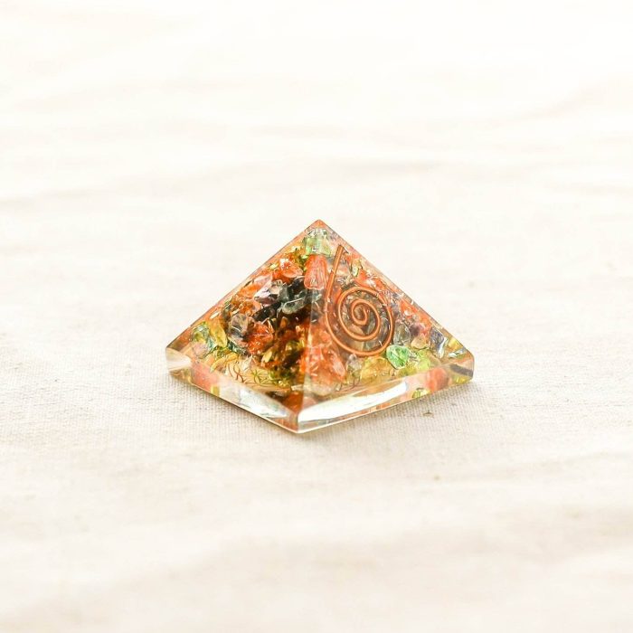 Mini Gemstone Orgone Pyramid - Image 17