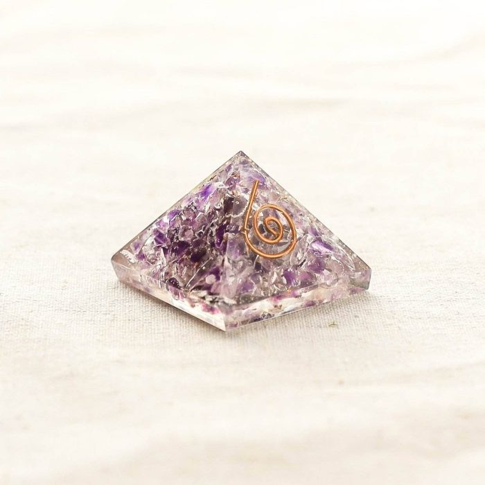 Mini Gemstone Orgone Pyramid - Image 8