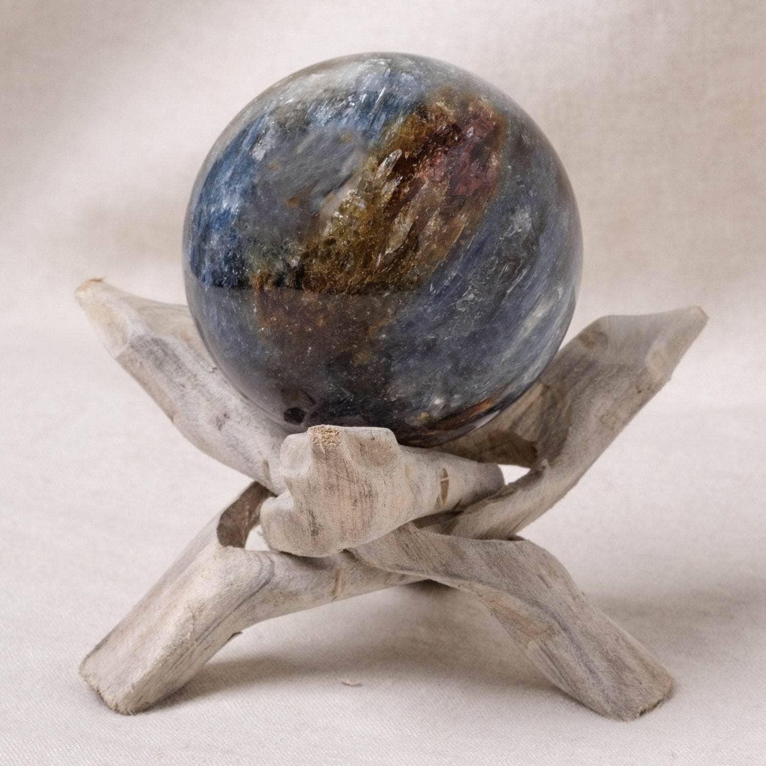 Tr-sphere-CQB-6cm-Jas-2 Cobalt Blue Quartz Sphere with Tripod - AAA Premium Quality - Image 5